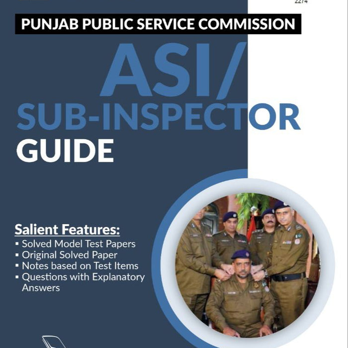 ASI Sub Inspector Test Guide For PPSC -Dogar Brothers