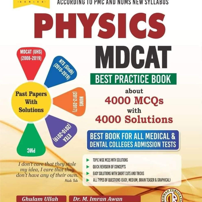 Physics MDCAT Best Practice Book