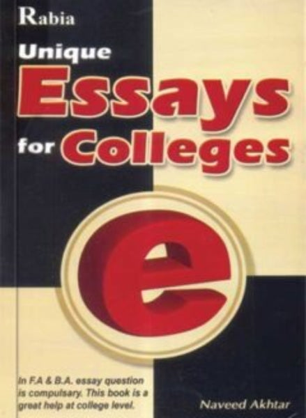 Rabia Unique Essays for Colleges 