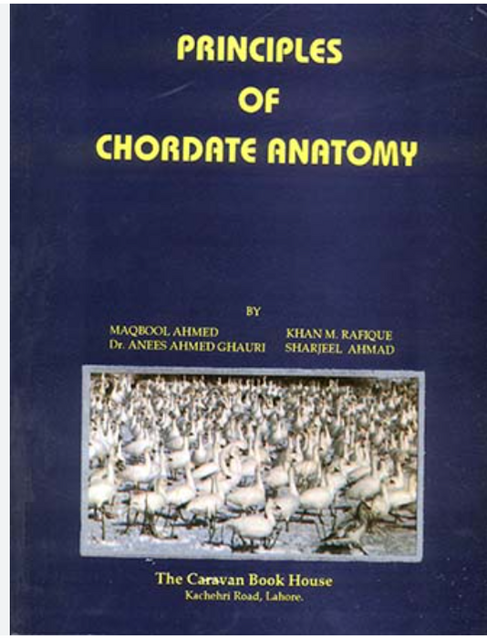 Principles Of Chordate Anatomy By Maqbool Ahmed-Caravan