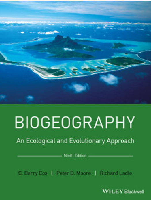 Biogeography (An Ecological And Evolutionary Approach) By C Barry Cox