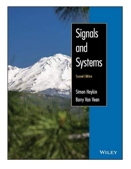 Signals And Systems 2nd Edition By Simon Haykin Barry Van Veen