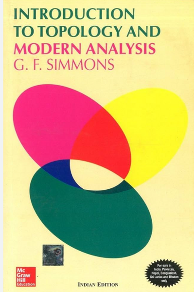 Introduction To Topology And Modern Analysis By GF Simmons