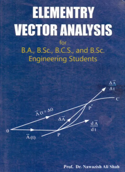 Elementry Vector Analysis For BA BSC Students By Dr Nawazish Ali Shah