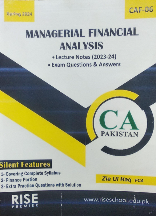 Managerial And Financial Analysis