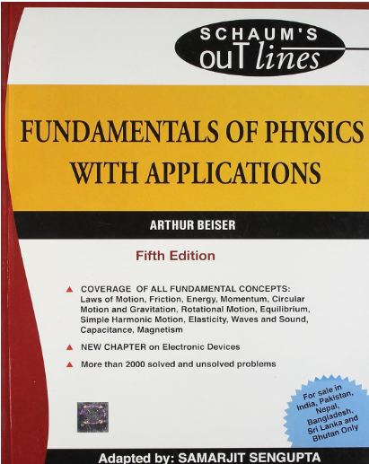 Schaums Outline Fundamentals Of Physics With Applications 5th Edition by Arthur Beiser