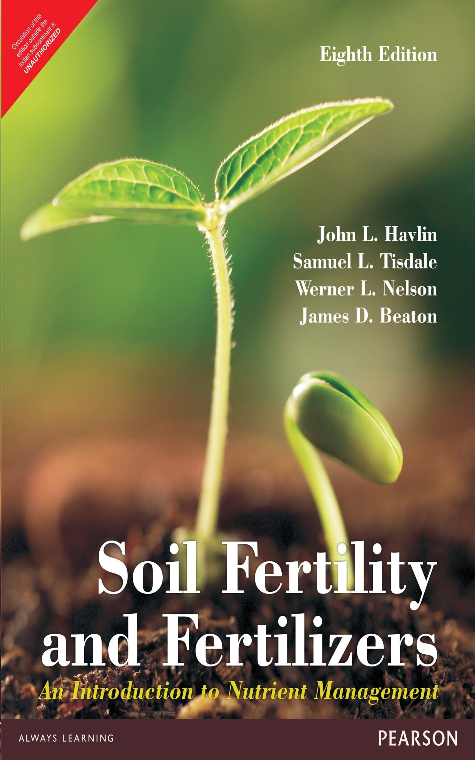Soil Fertility and Fertilizers 8th Edition by John L Havlin (Author ...