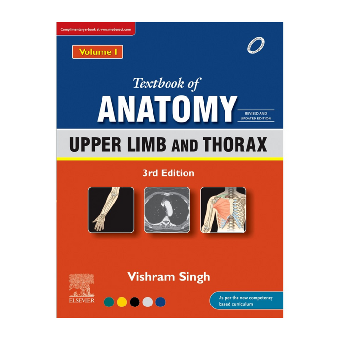 Textbook Of Anatomy Upper Limb And Thorax  3rd Edition Vol 1 By Vishram Singh