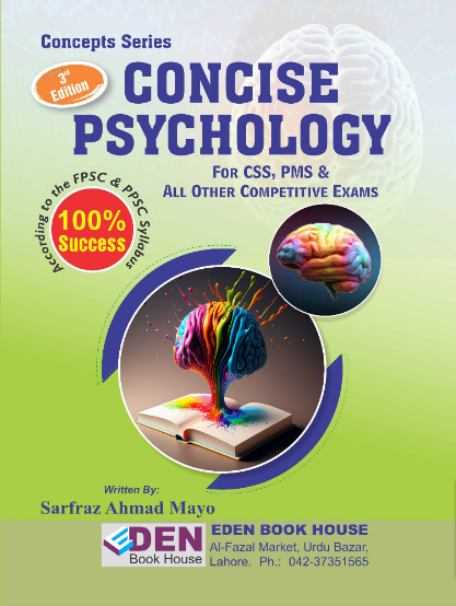 Concise Psychology For PPSC CSS PMS By Sarfraz Ahmad Mayo 