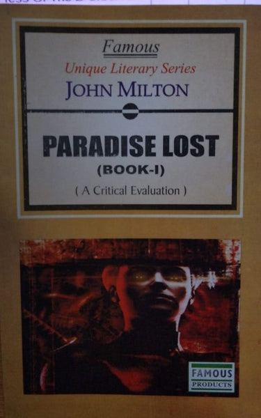 Famous Paradise Lost Book -1 unique Literary  Series A Critical Evalution 3rd Edition