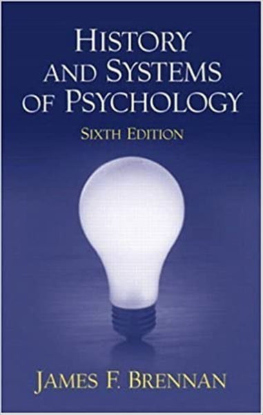 History And Systems Of Psychology 