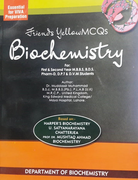 Friends Yellow MCQ's Biochemistry