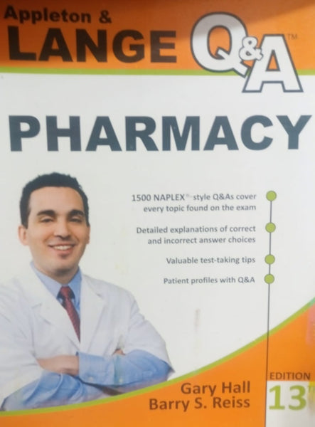 Appleton Lange Q & A Pharmacy 13th Edition By Gary Hall Barry