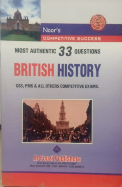 Noors Competitive Success Most Authentic 33 Questions British History