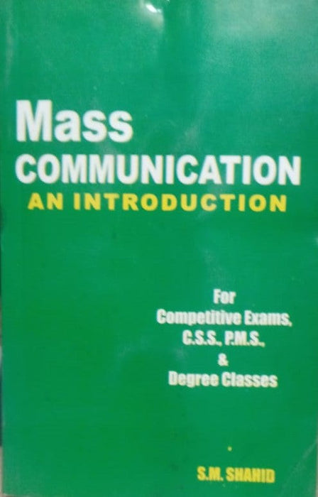 Mass Communication An Introduction