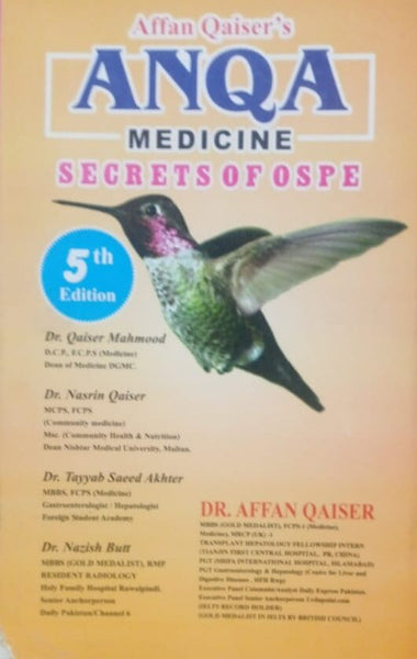 ANQA Medicine Secrets Of OSPE 5th Edition By Dr Affan Qaiser Dr Nazish Butt