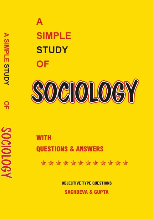 A Simple Study of Sociology By Sachdeva Gupta