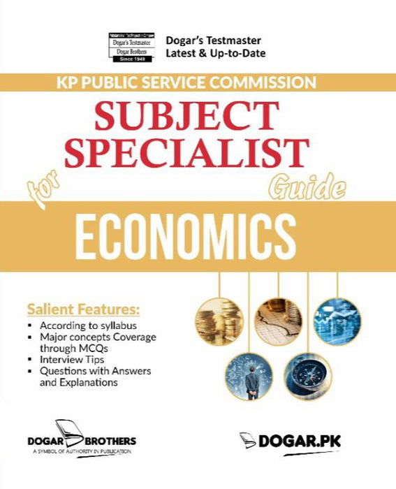 Subject Specialist Guide For Economics (KPSC) By Dogar