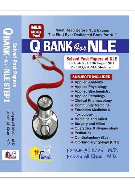 NLE Mcqs Pool Question Bank For NLE BY Furqan Ali Khan Faizzan Ali Khan