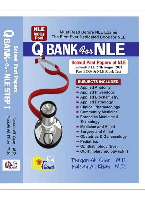 NLE Mcqs Pool Question Bank For NLE BY Furqan Ali Khan Faizzan Ali Khan