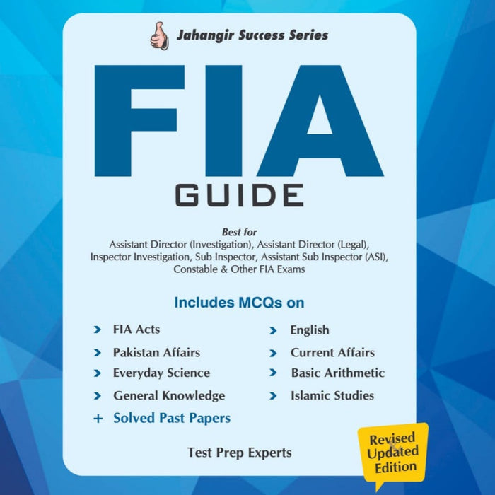 FIA Recruitment Guide For FPSC - JWT