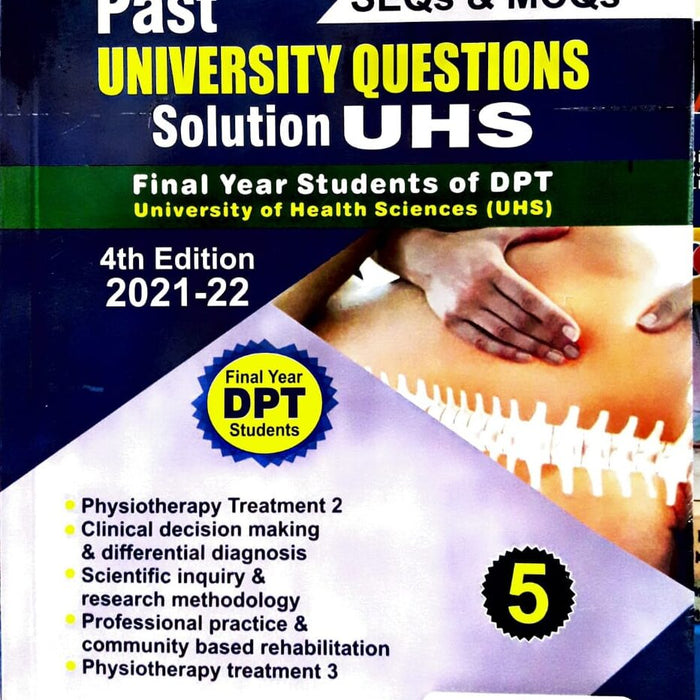 Hafiz Past UHS University Question Solution Final Year DPT 5th