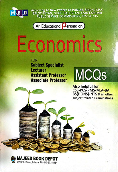 Lecturer Subject Specialist Economics Mcq