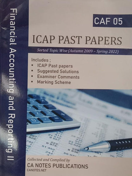 CAF- 05 Financial Accounting And Reporting 