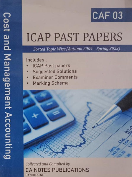 CAF- 03 Cost And Management Accounting 