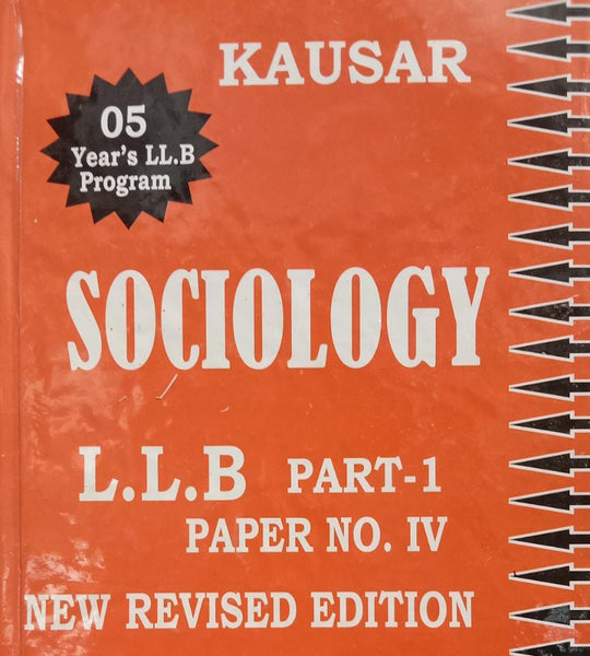 Kausar LLB 5 Years Sociology LLB Part 1 Paper No 4