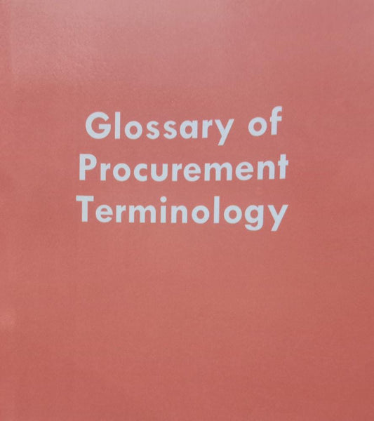 Glossary Of Procurement Terminology