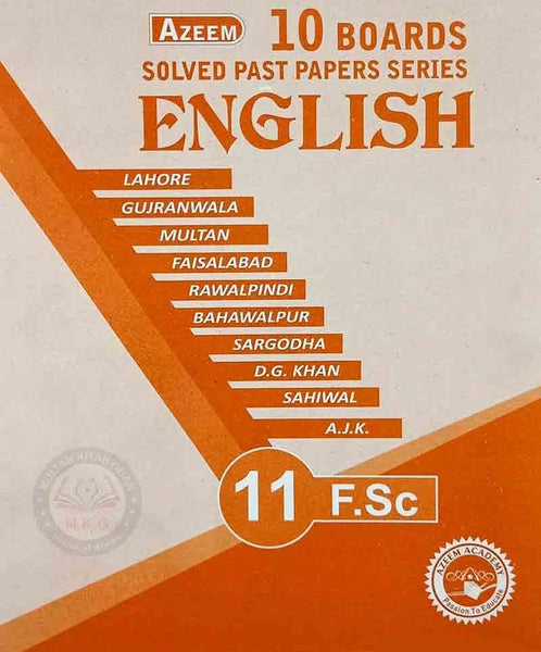 Azeem English Solved Papers For Class 11th