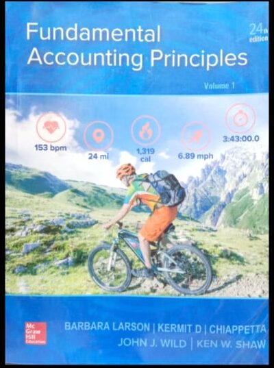 Fundamental Accounting Principles 24th Edition