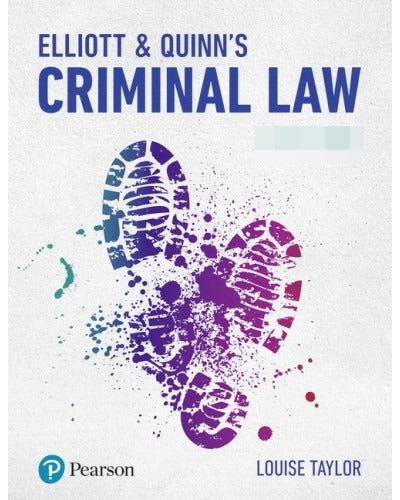 Criminal Law by Catherine Elliott 