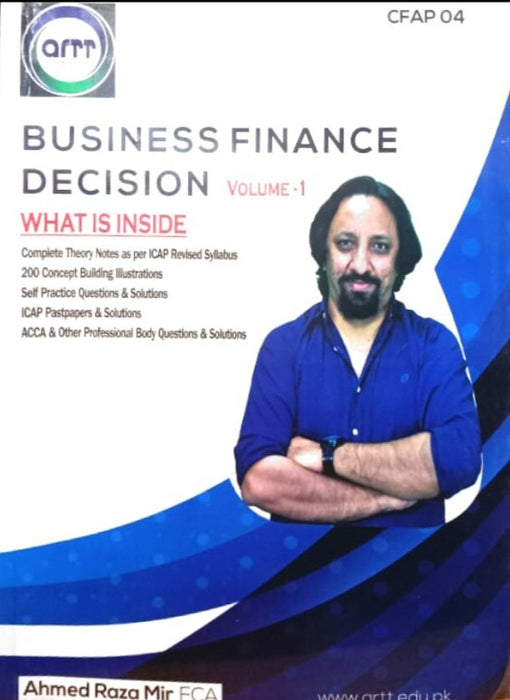 Business Finance Decision Vol 01 By Ahmed Raza Mir