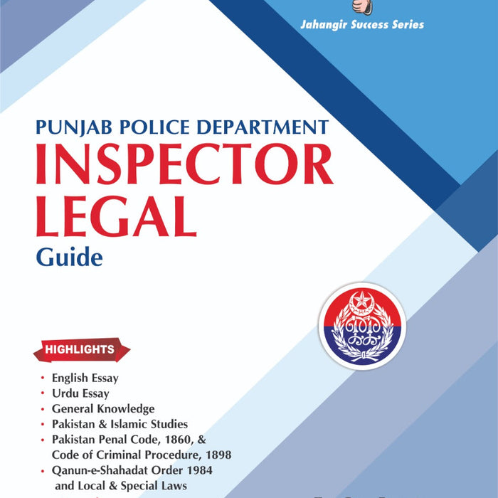 Punjab Police Department Inspector Legal Guide Test Prep Experts