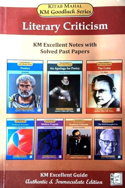 Literar Criticism Excellent Notes And Solved Passed Papers -Kitab Mahal