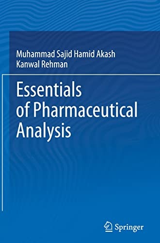 Essentials Of Pharmaceutical Analysis By Muhammad Sajid Hamid