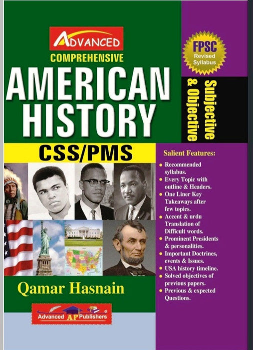 Advanced Comprehensive American History for CSS PMS PCS (USA HISTORY) Qamar Hasnain