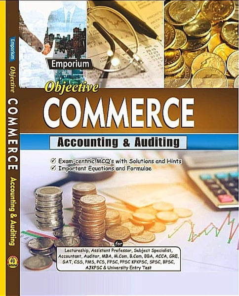 Commerce (Accounting & Auditing) MCQs by Muhammad Jahanzeb Chughtai-Emporium