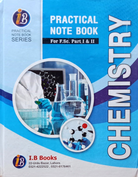 LB Solved Practical Note Book Series Chemistry For Intermediate F.Sc Part 1 &amp; 2 By Made