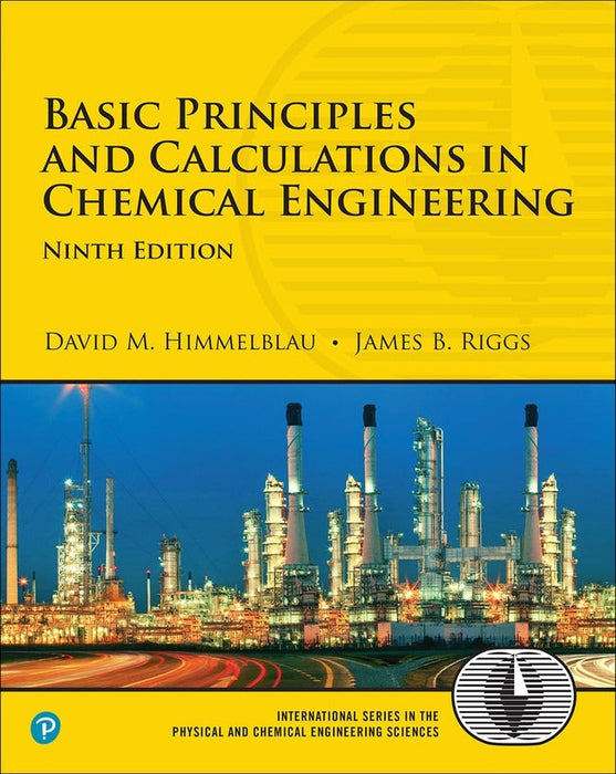 Calculations In Chemical Engineering  By David M Himmelblau