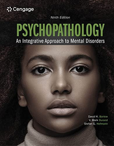 Psychopathology An Integrative Approach To Mental Disorders 9th Edition by David 