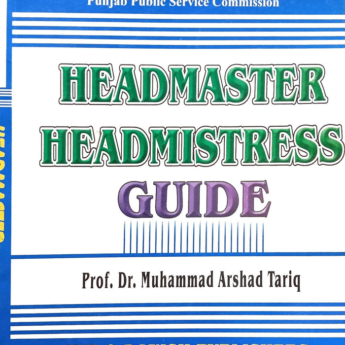 PPSC Headmaster Headmistress Guide