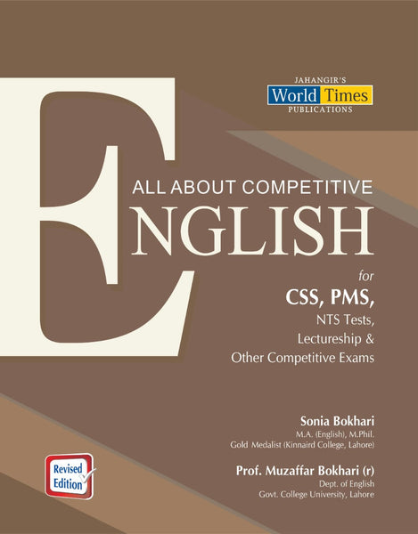 All About Competitive English For CSS PMS Lectureship By Sonia Bokhari- JWT