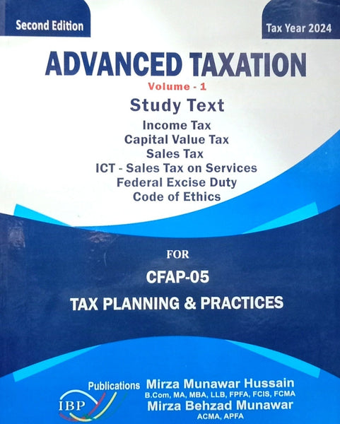 CFAP - 05 Advanced Taxation