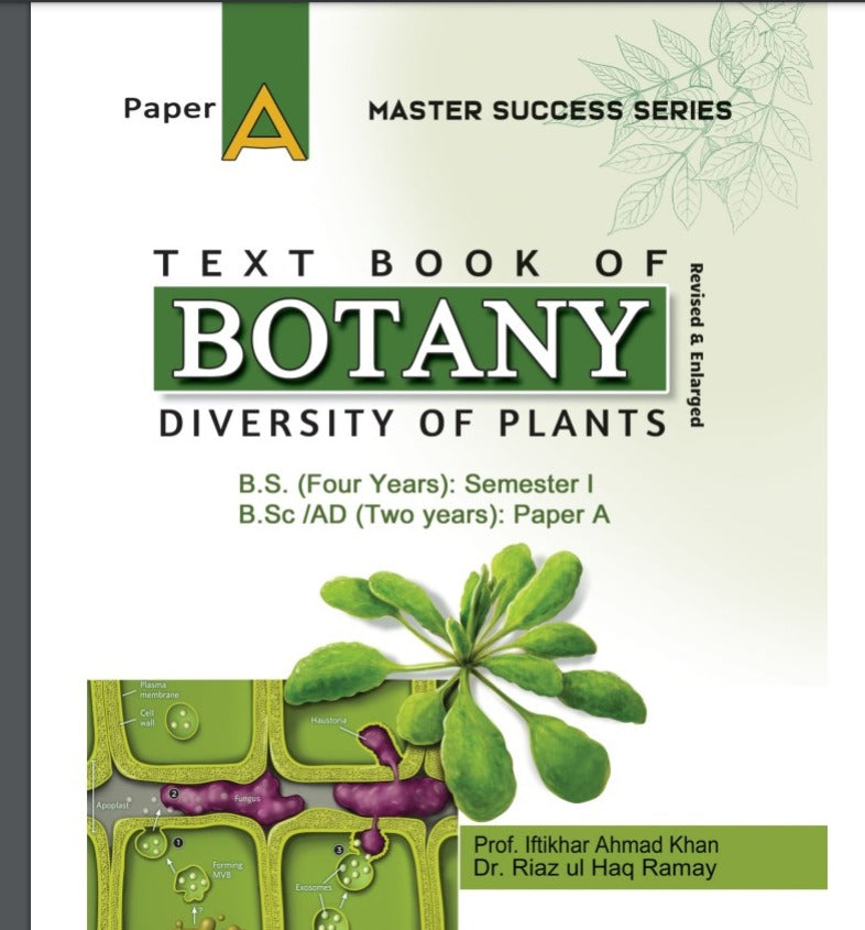 Master Success A Text Book Of Botany Paper A Diversity Of Plants ...