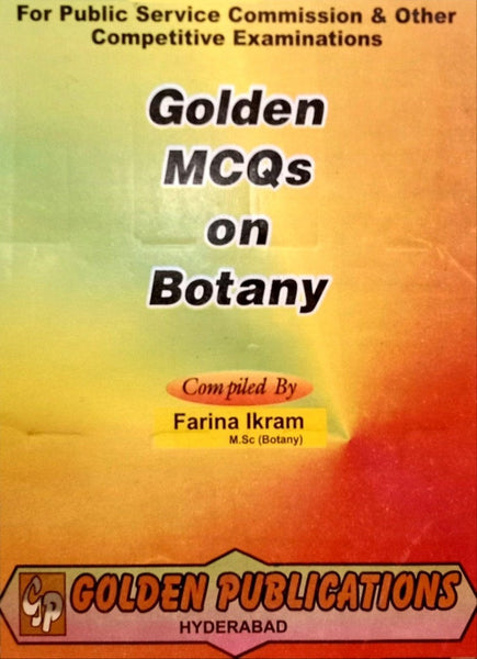 Golden MCQs On Botany For PPSC By Farina Ikram
