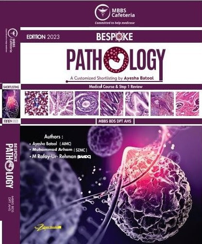 MBBS Cafeteria Bespoke Pathology 3rd Year MBBS BDS DPT AHS