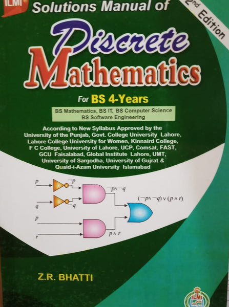 Solutions Manual Discrete Mathematics For BS 4-Years By Z.R. Bhatti - ILMI